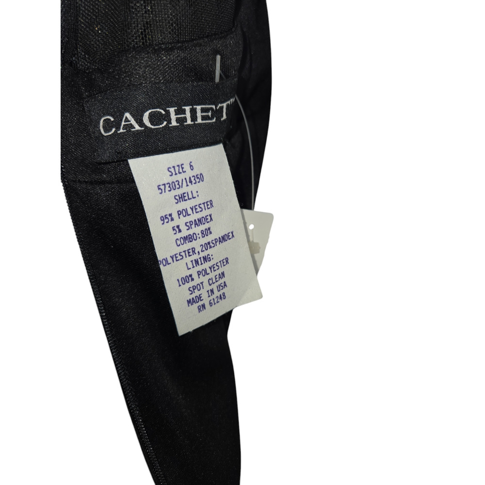 Cachet  Y2K Vintage  studded sleeveless Dress USA  size 6 NWT - Picture 5 of 7